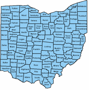 Ohio-County-Map | Ohio Ornithological Society