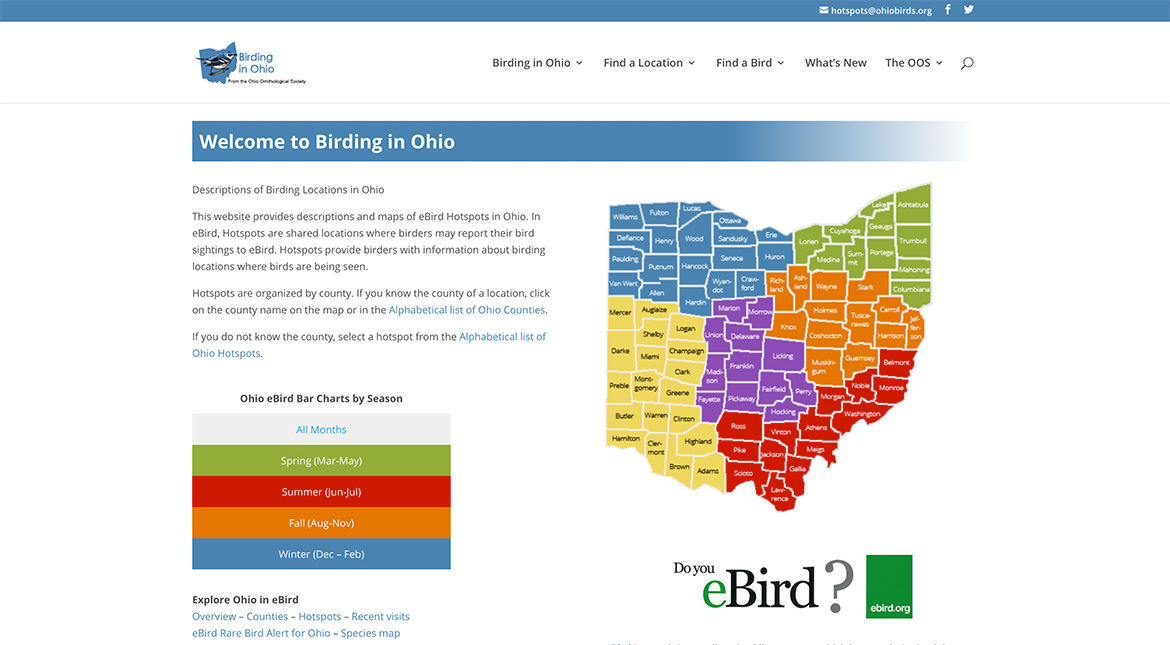 Birding in Ohio is now part of the OOS