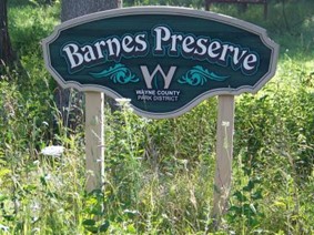 Barnes Preserve Sign