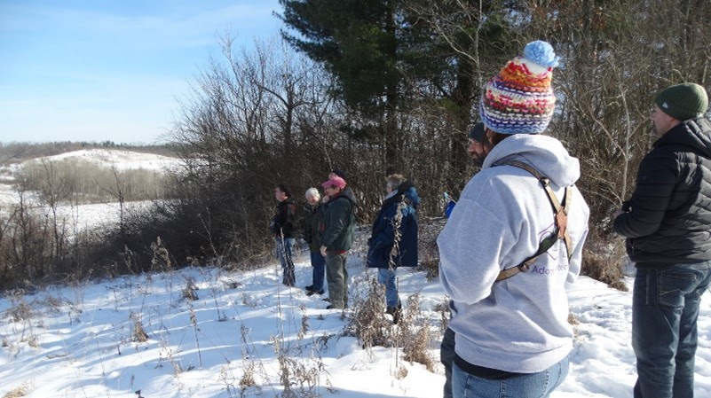 OOS Birders enjoying The Wilds in winter